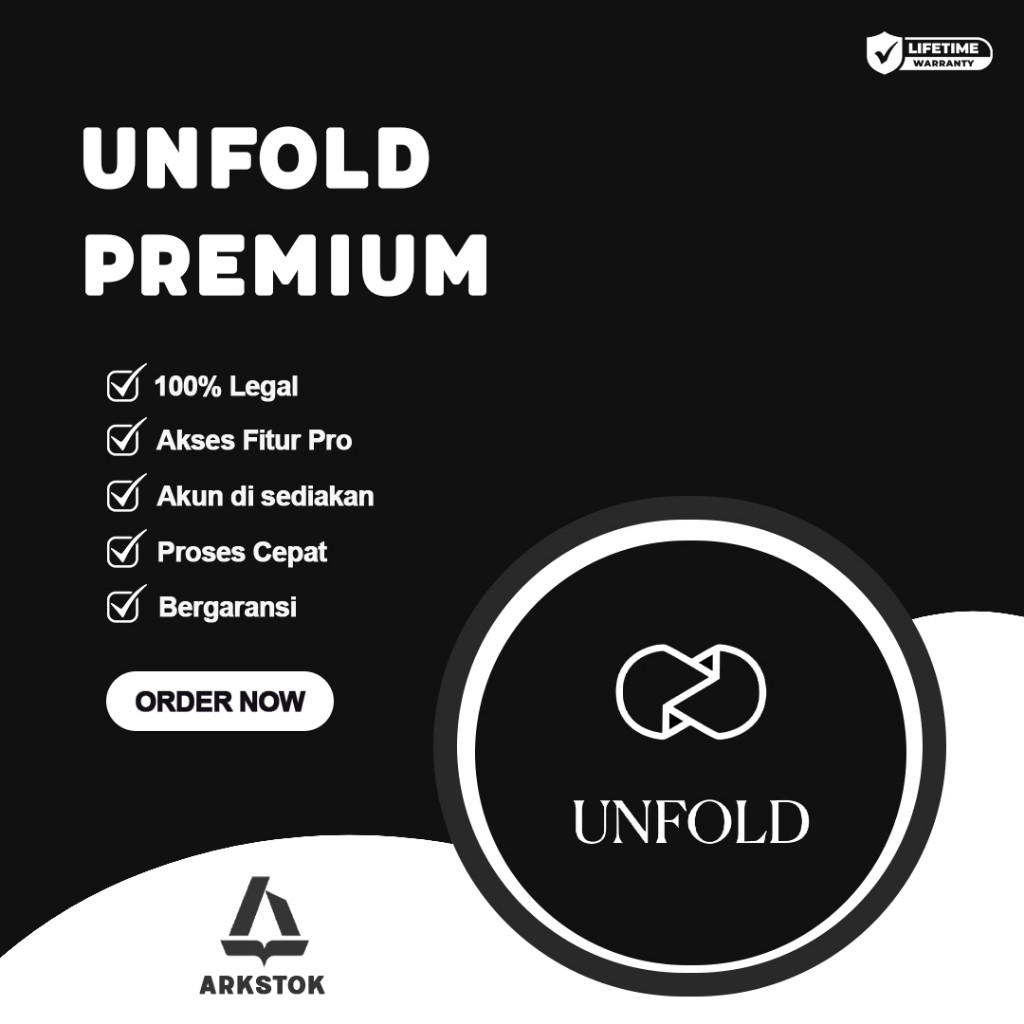 Unfold Pro 1 Tahun – Resmi | Template Story & Feed Instagram Profesional