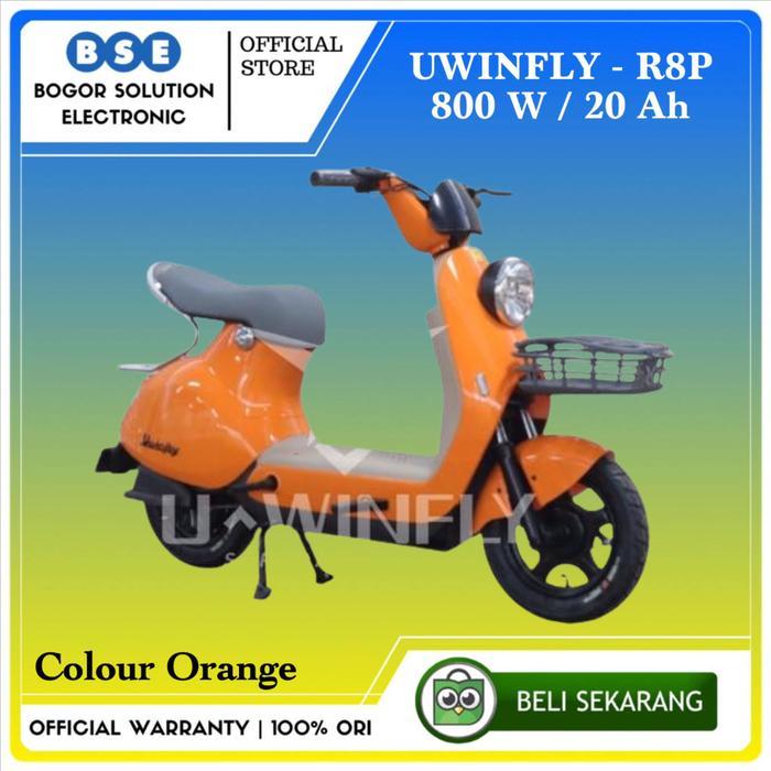 PROMO GASPOLL SELIS UWINFLY R8 SEPEDA LISTRIK UWINFLY R8P 800W/20Ah - ORANGE