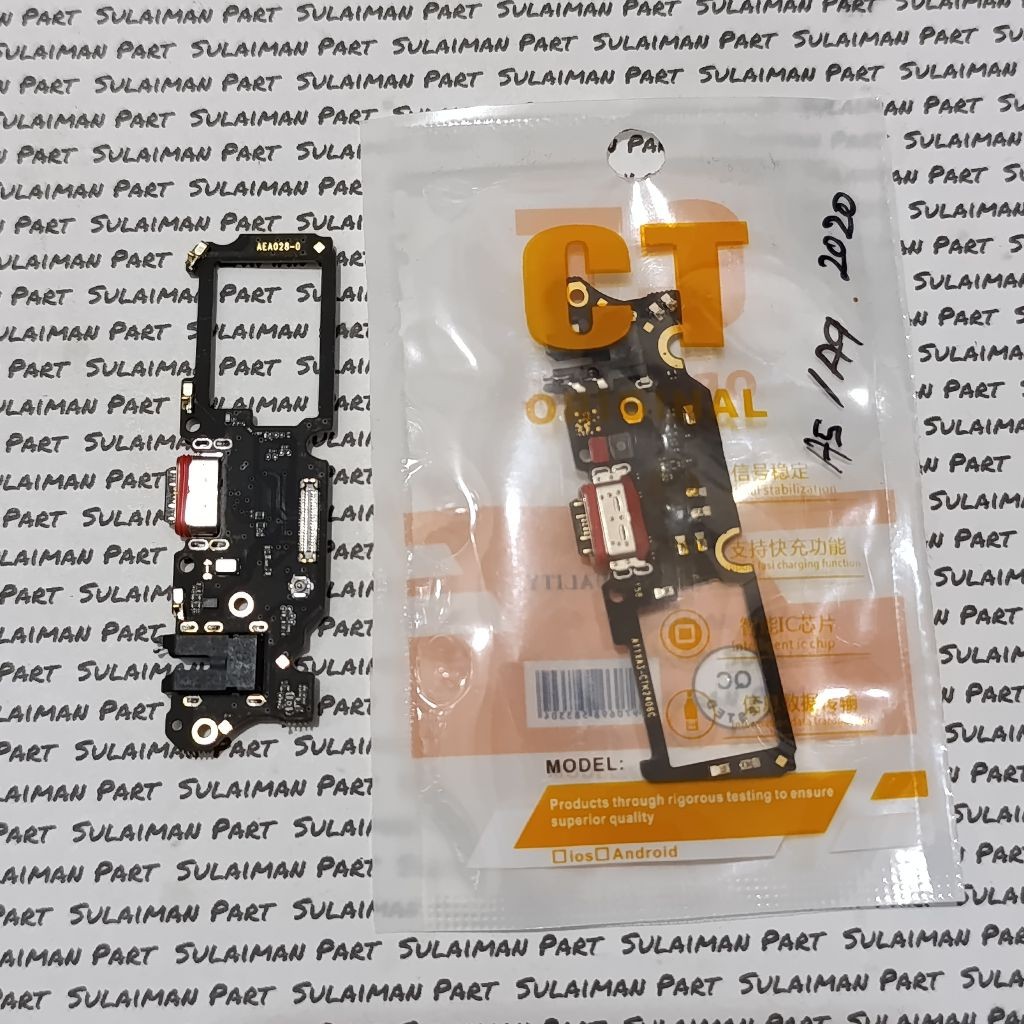 fleksibel charger papan pcb cas + ic  oppo a5 / a9 2020
