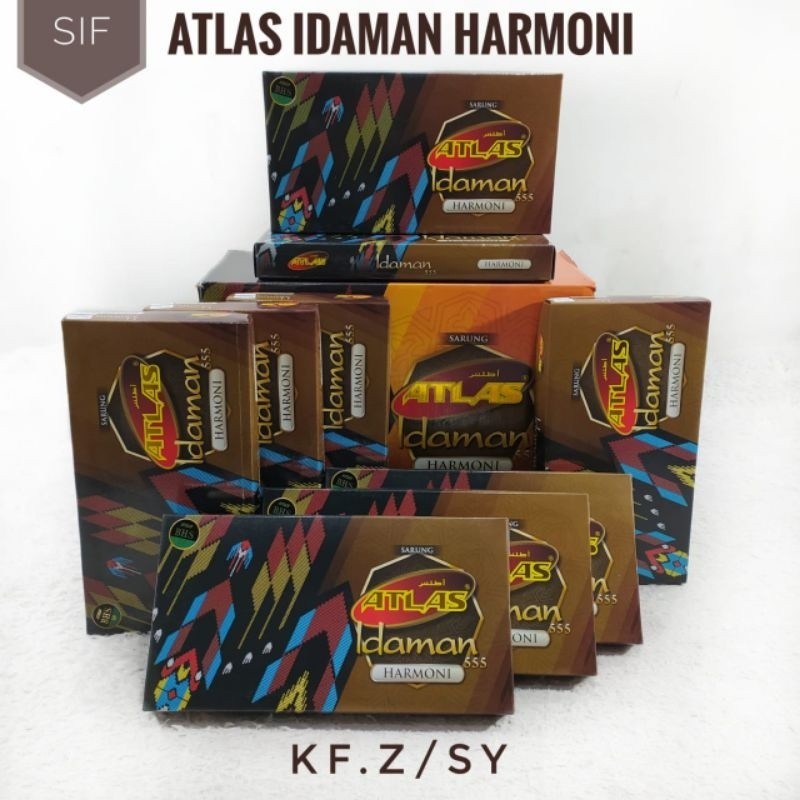 Sarung Atlas Idaman Kembang Harmoni – Sarung Pria Dewasa Asli Atlas