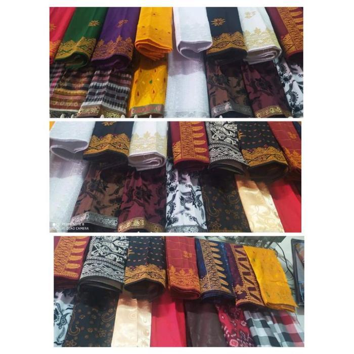 Ready Set Pakaian Tradisional / Jas Busana Adat Bali Pria Kemeja - Saput + Udeng, S