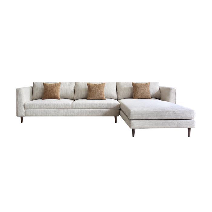 PROMO GASPOLL VINOTI LIVING Slimline L Shape 3 Seater Sofa