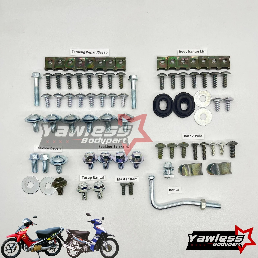 Baut Body Shogun 125 R/SP - body shogun 125 R full set