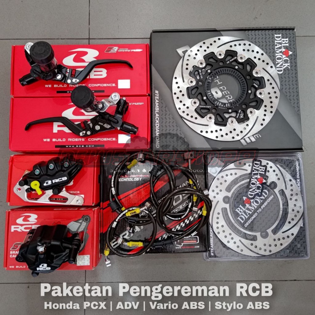 Paketan Pengereman PCX 150 160 Stylo 160 ABS Vario 160 ABS ADV 150 160 CBS Master rem RCB E3+ 14mm /