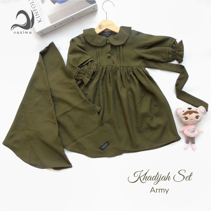 2.2 DISKON Nazima Gamis Anak Khadijah Set TERLARIS
