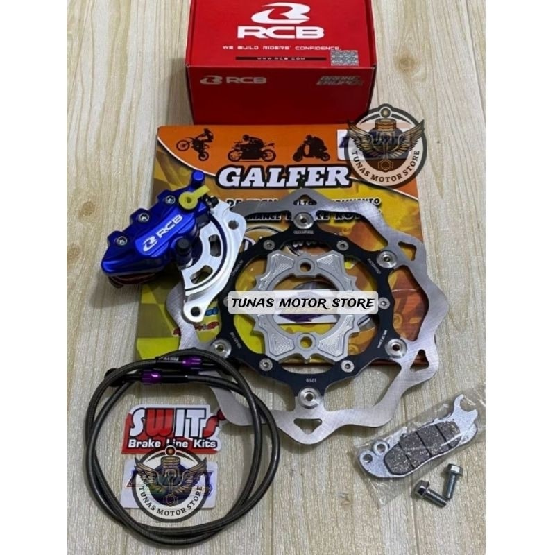 PAKETAN KALIPER RCB + DISC GALFER+ SELANG REAM SWITS MIO MIO J GT JUPITER Z VEGA FIZR MIO M3 VARIO 1