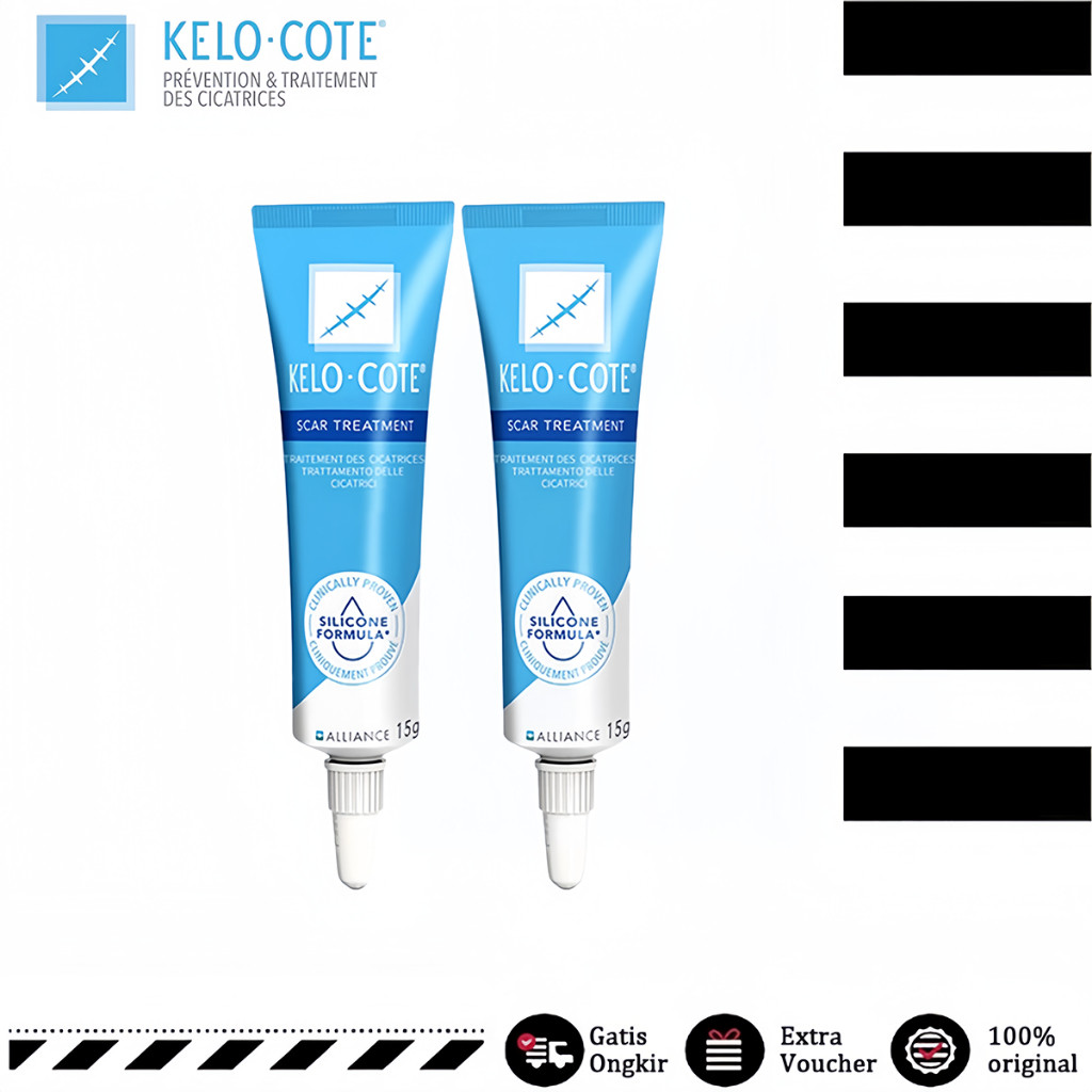 KELO COTE GEL OBAT BEKAS LUKA OPERASI SAYATAN dan KELOID IMPOR ORIGINAL 15 gr
