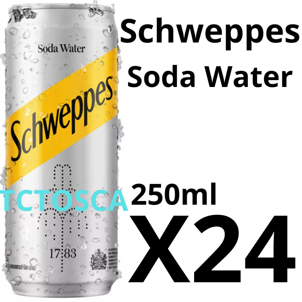 Air Soda | Soda Water Schweppes Soda Water 250ml x 24 Pcs