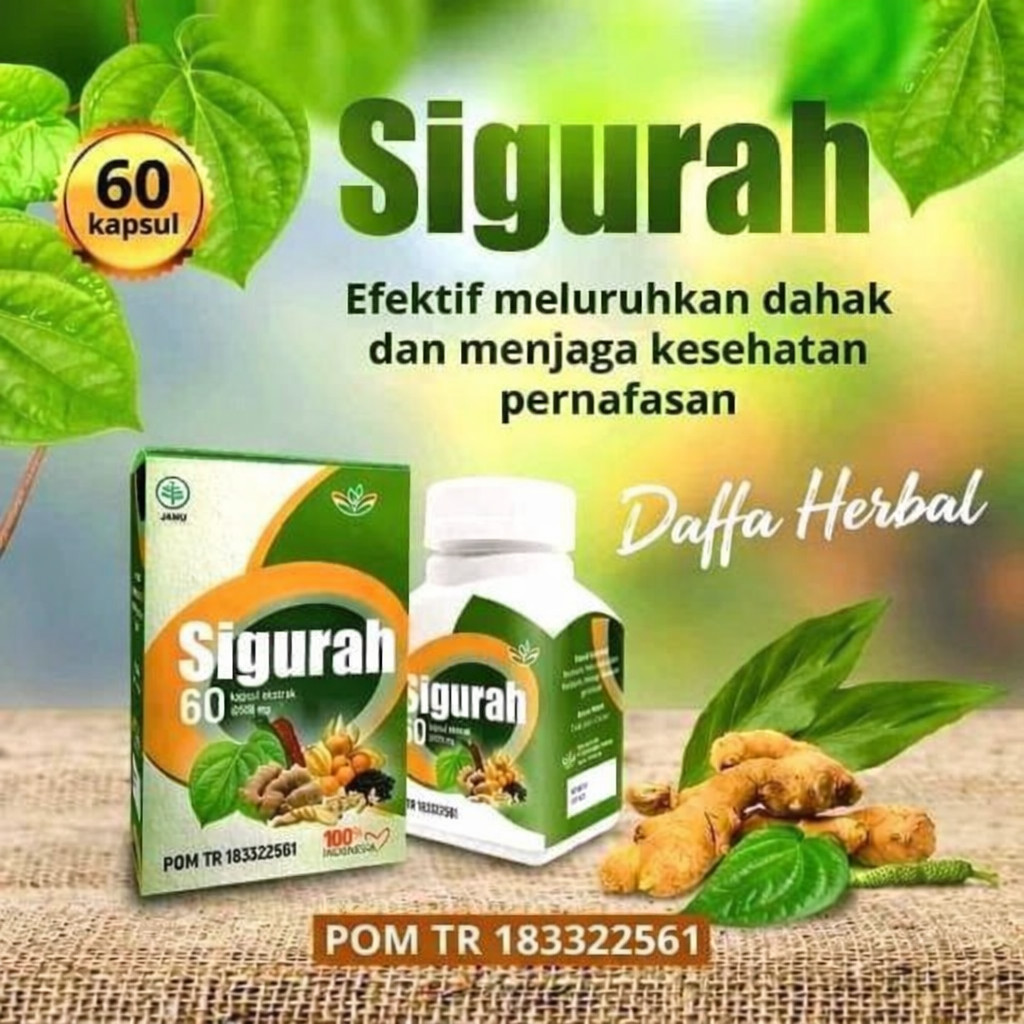 Sigurah Obat Pernapasan Batuk Kapsul Gurah