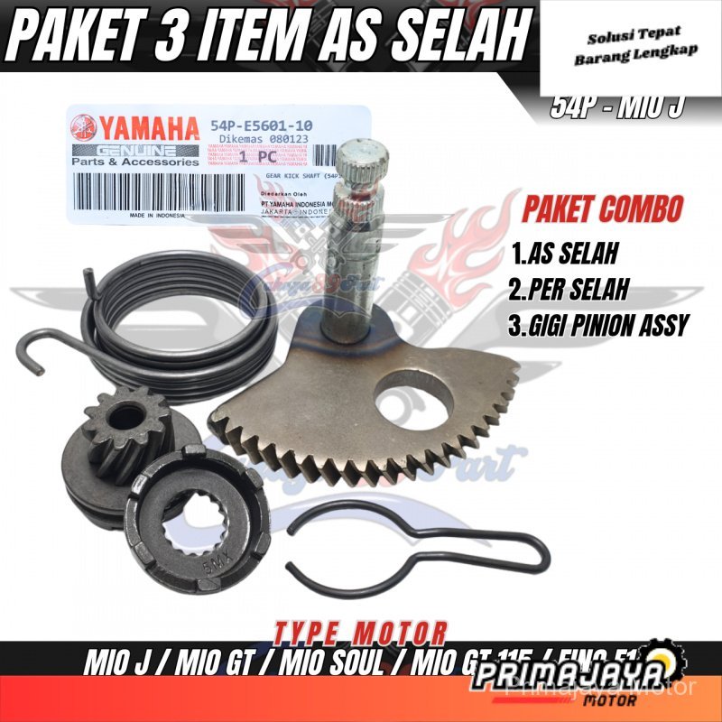 PAKET MIO GT AS SELAH MIO J + GIGI PINION + PER SELAH MIO J / XEON / FINO FI 110 115 / PAKET AS SELA