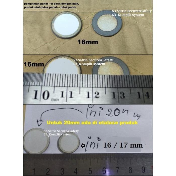 Mata mist Ceramic 16 mm lempeng Membran 16mm uap Young Keramik difuser