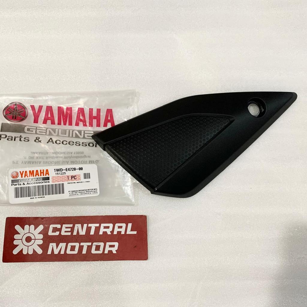 COVER  KNALPOT TUTUP KNALPOT PELINDUNG DEPAN KNALPOT  R25 1WD-E4728-00 ASLI YAMAHA