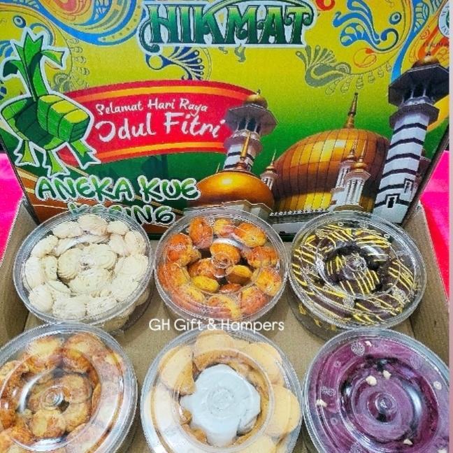 KUE KERING LEBARAN 2021 IDULFITRI PAKET HIKMAT RAMADHAN 6TOPLES 250GR