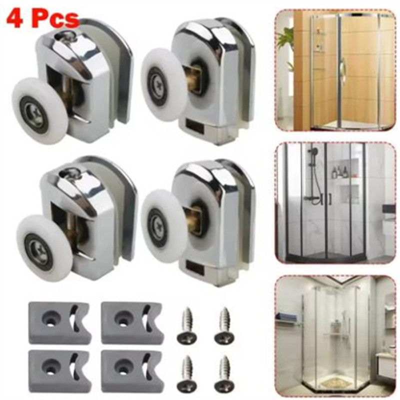 Roda Pintu Kamar Mandi, Roda Pulley untuk Pintu Geser Kaca Aluminium, Pulley untuk Kabin Kamar Mandi