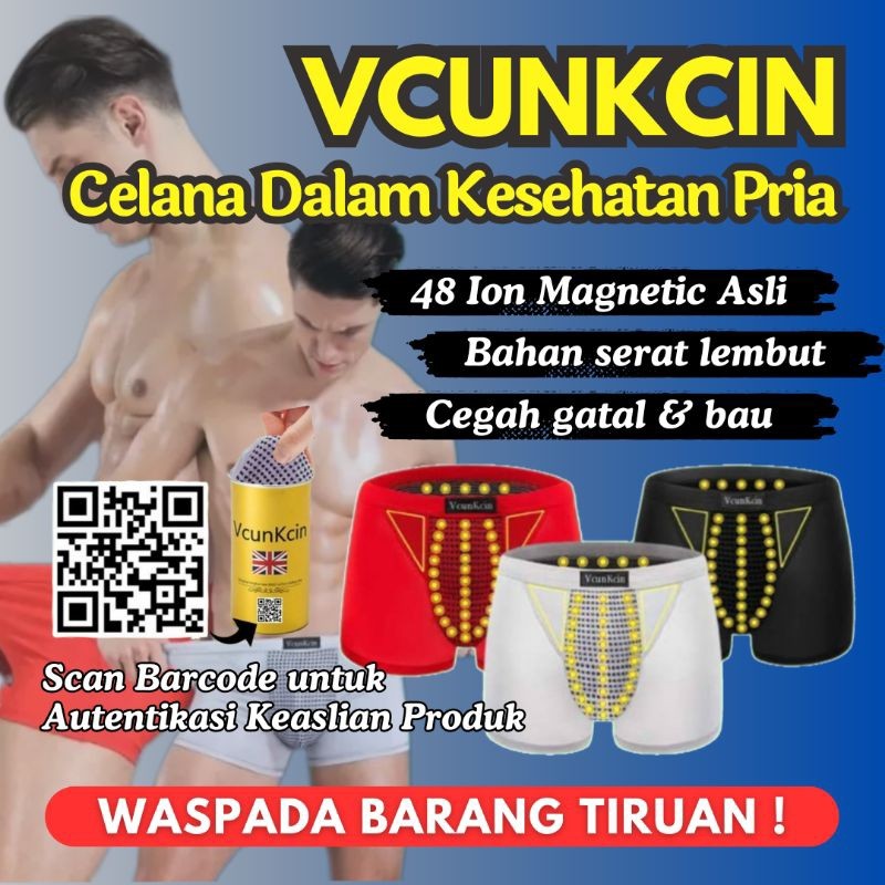 GADINGKU_  Vcun Kcin Original Celana Dalam Boxer Magnetic Pria Vcunkcin CD Anti Bakteri Terapi Kesub
