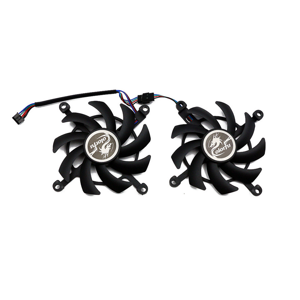 2PCS 85MM RTX 2060 2060Super GPU Fan For Colorful GeForce RTX2060 GTX 1660 TI 1660 Super Graphics ca