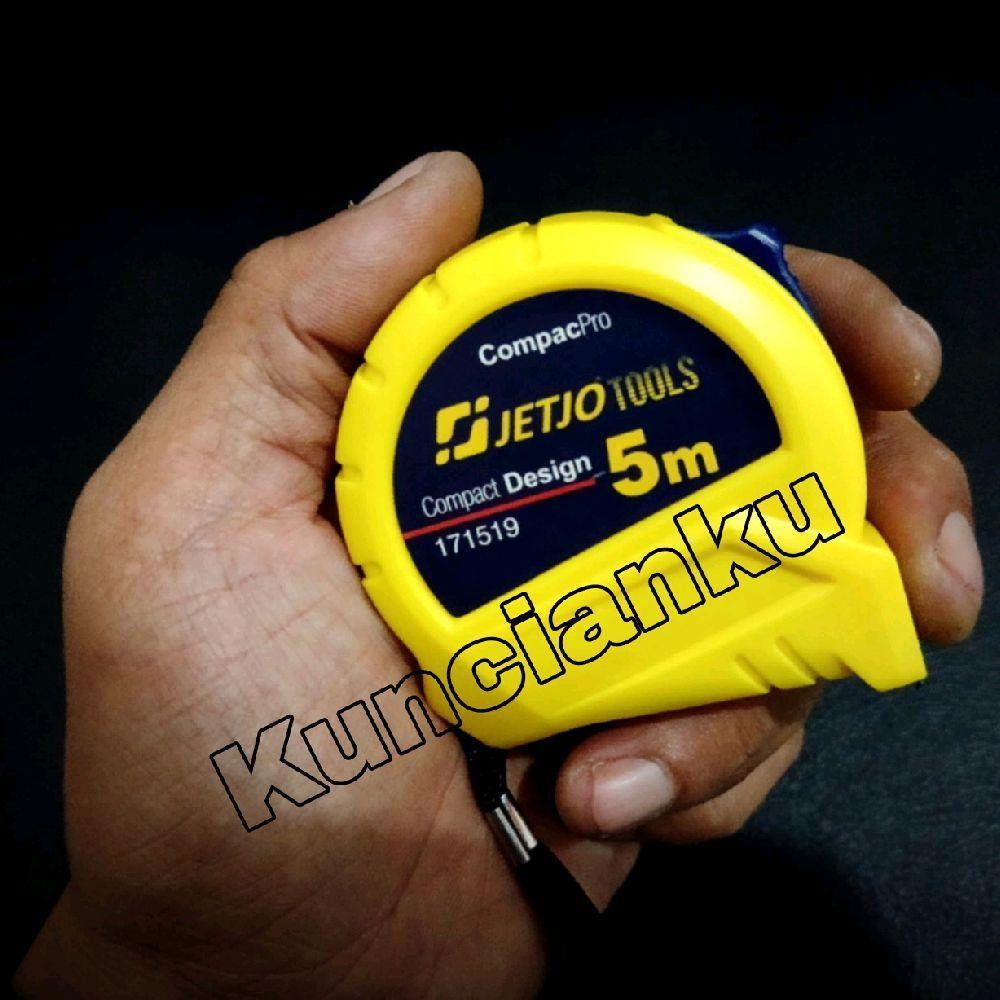 Meteran 5m jetjo / steel measuring tape 5M / alat ukur / pita pengukur