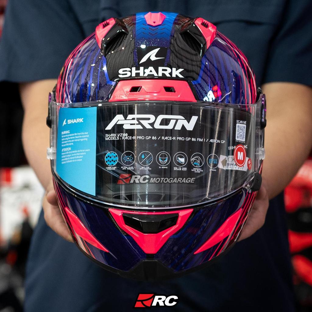 Helm Motor Full Face - Shark Aeron Edgy Blue