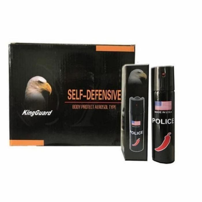 Pepper Spray Police Gas Air Mata Perlindungan Diri Dari Kejahatan - 60 Ml