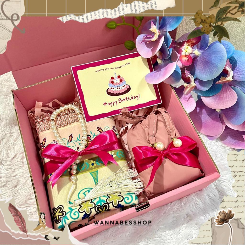 Promo Kado Ulang Tahun Cewek Hampers Mukena Travelling Hadiah Lebaran Idul Fitri