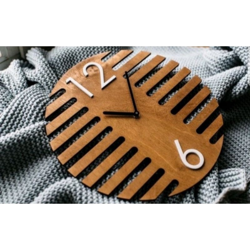Jam dinding kayu jati / Jam dinding / Jam dinding mewah