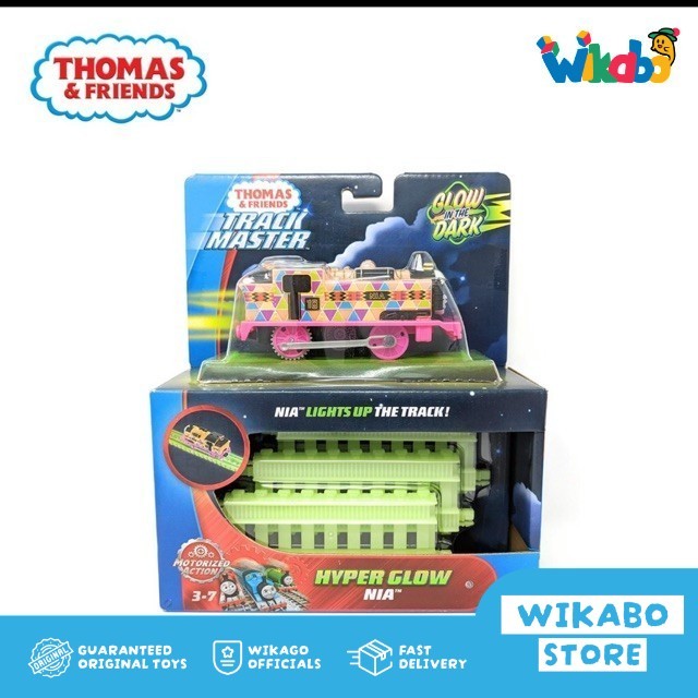 Thomas & Friends TrackMaster Motorized Hyper Glow ( Nia )- mainan kereta anak