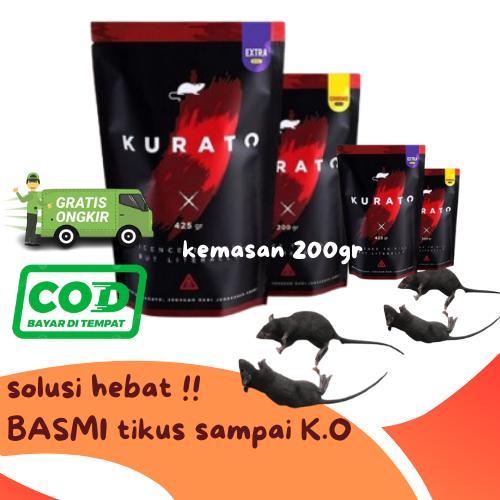 PROMO  Obat Racun Tikus GANAS AMPUH KURATO Umpan Tikus got Tikus Rumah
