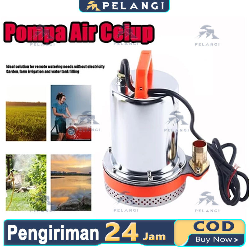 Pompa celup kolam AIRLUX DC 12 VOLT STAINLESS POMPA DC