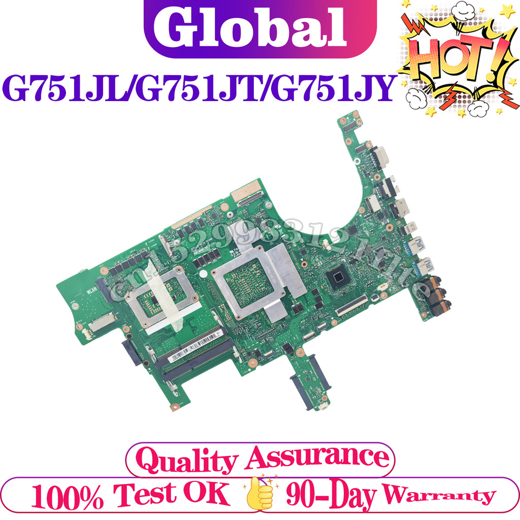 G751JY G751JT G751JL G751J G751 Mainboard For ASUS Laptop Motherboard i7 CPU GTX965M-V2G GTX970M-V3G