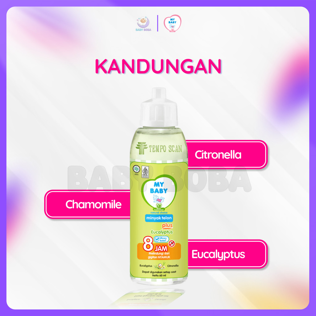 My BABY - Minyak Telon PLUS / Minyak Bayi / My baby minyak telon plus