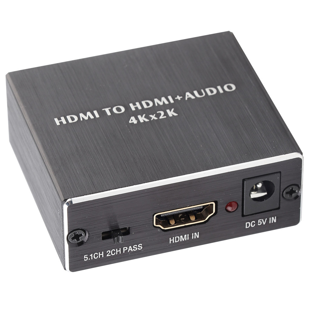 HD HDMI Auo Splitter Extractor Converter HDMI to HDMI+SPF+35mm Auo Output 4K*2K