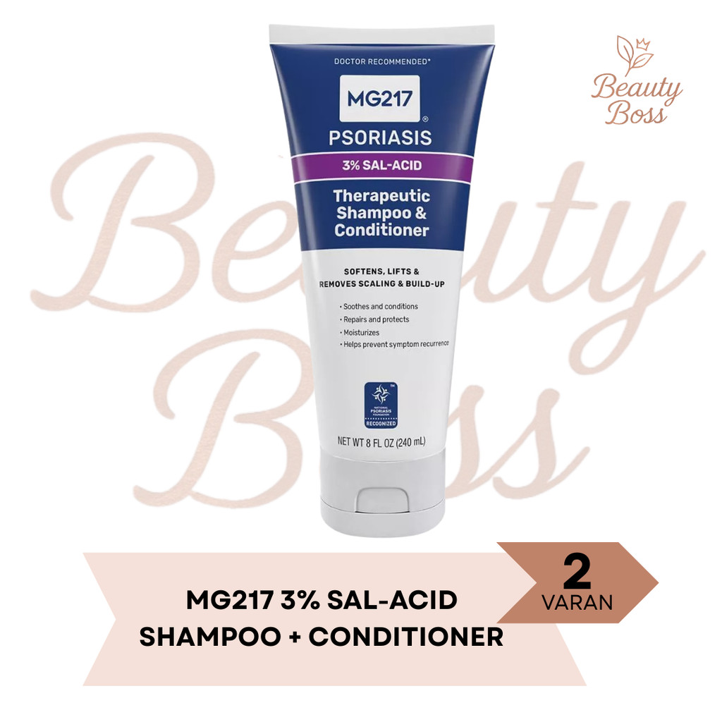 MG217 MG 217 Psoriasis 3% Salicylic Acid Shampoo + Conditioner 240 ML