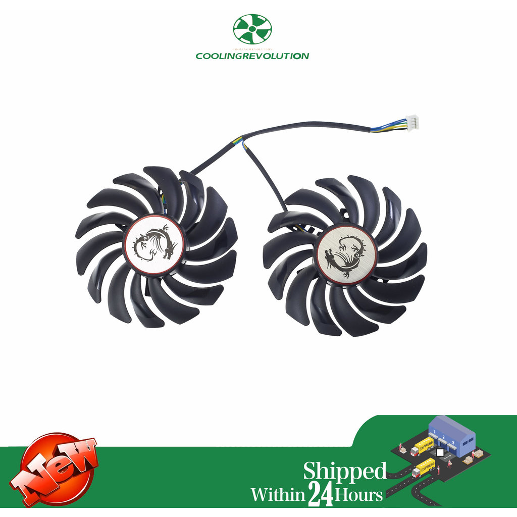 PLD09210S12HH GTX1050 Ti Cooler fan For GeForce MSI GTX 1050 1050Ti GAMING X video card fan