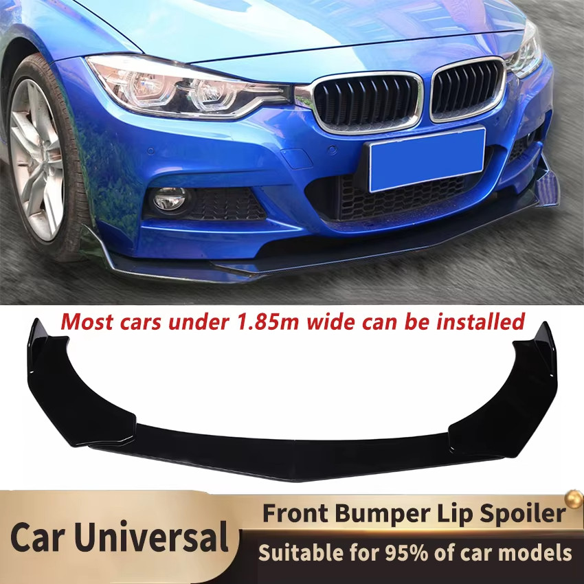 Car Universal Front Bumper ffuser Spoiler Body Kit Splitter for Tesla Model 3 Bmw F10 F20 E46 E60 E9