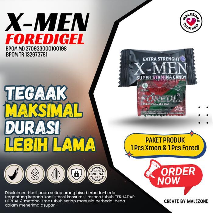 Permen Herbal Kuat Oles Xmen Foredi Pria  Tahan Stamina Lama