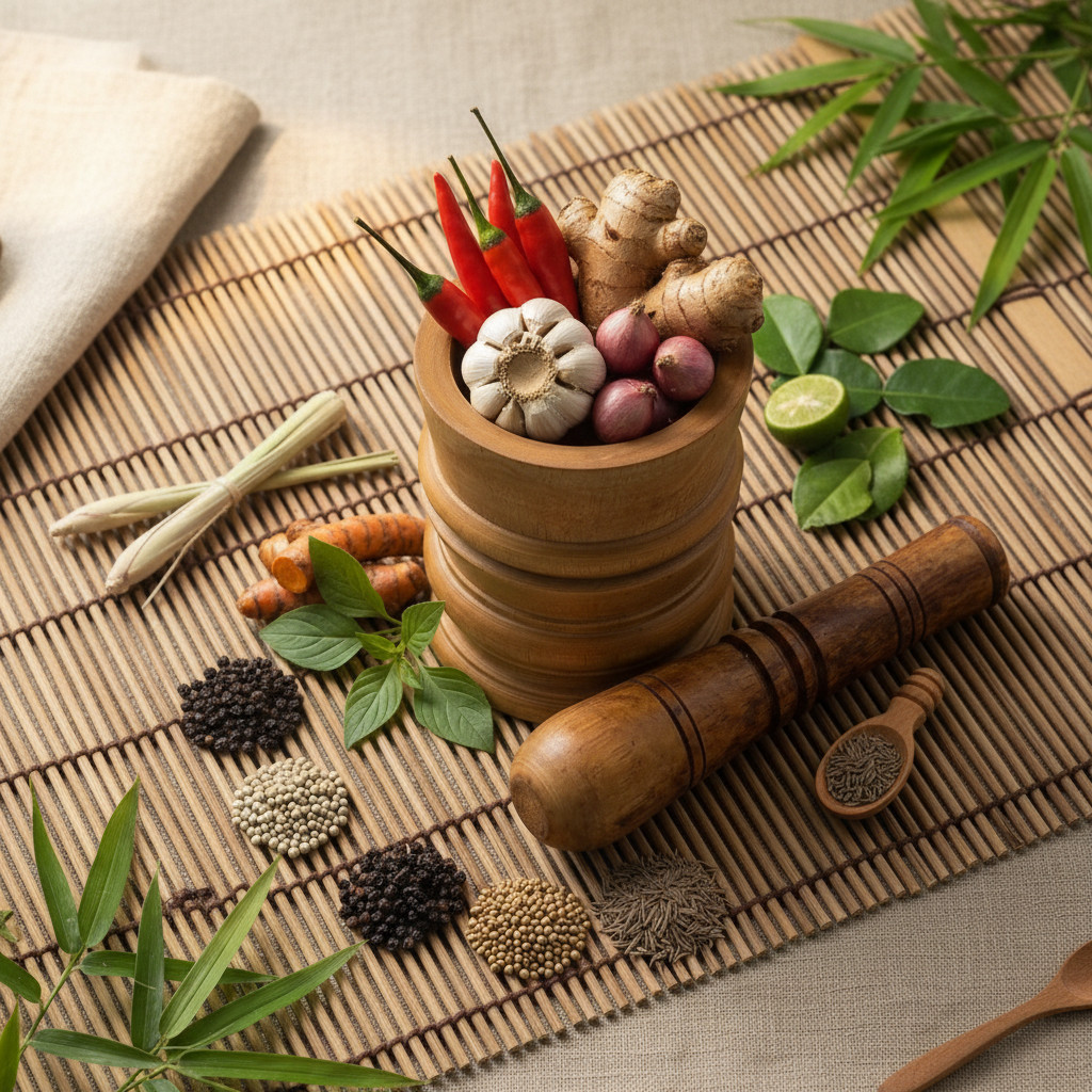 LUMPANG KAYU MURAH / LUMPANG KAYU TRADISIONAL / TUMBUK KAYU / ALAT PENUMBUK KECIL