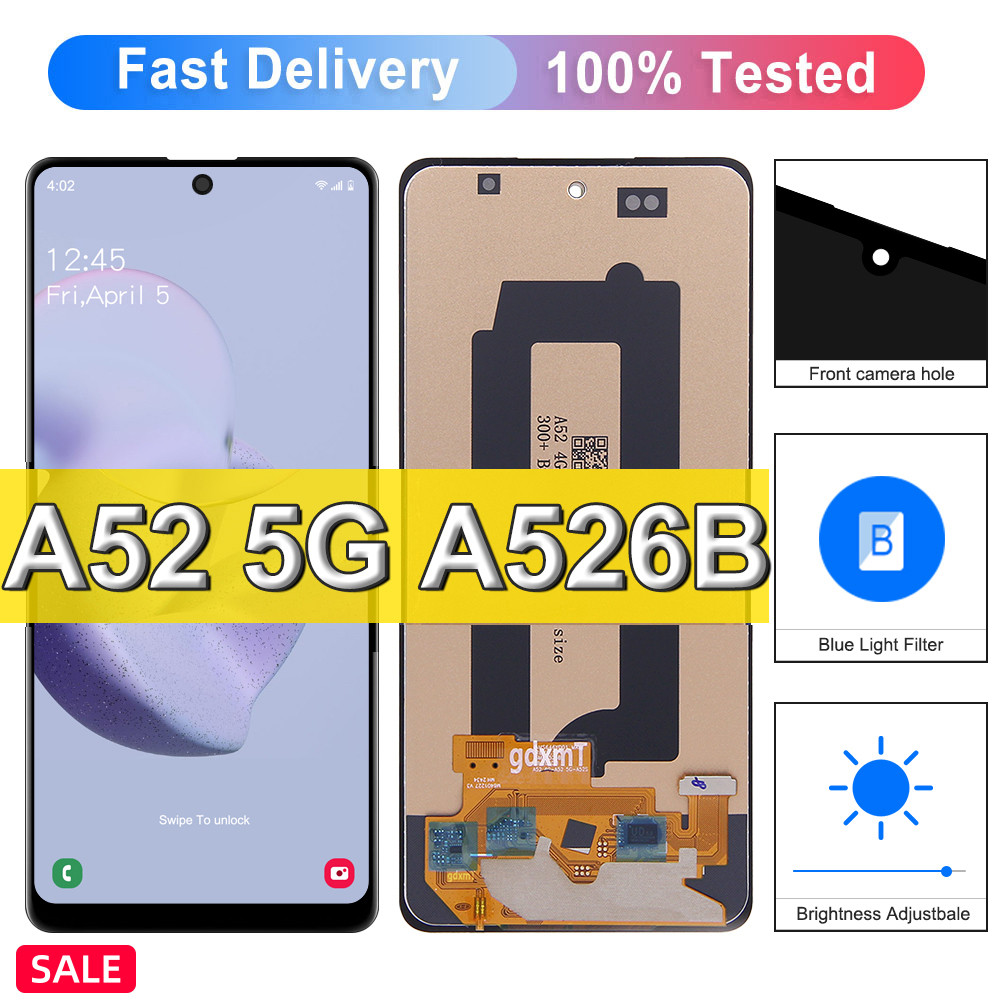 6.5" lcd For Samsung A52 5G A526 LCD splay Tou Screen For Samsung SM-A526B A526U LCD splay Replaceme