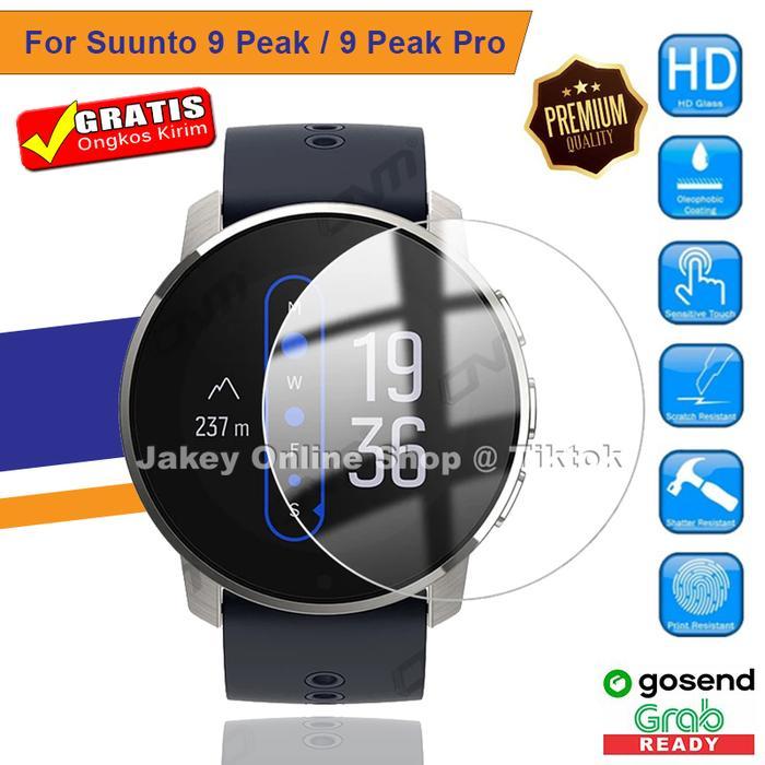 ANTI GORES FOR SUUNTO 9 Peak - FOR SUUNTO 9 Peak Pro TEMPERED GLASS SCREEN PROTECTOR KACA - Suunto 9