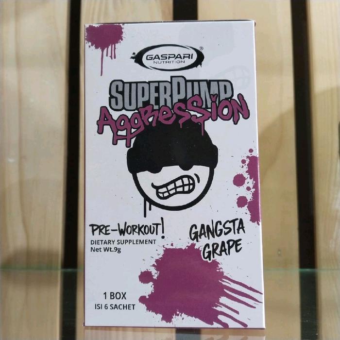 Gaspari Superpump Box (6 sachet) - Gangsta Grape
