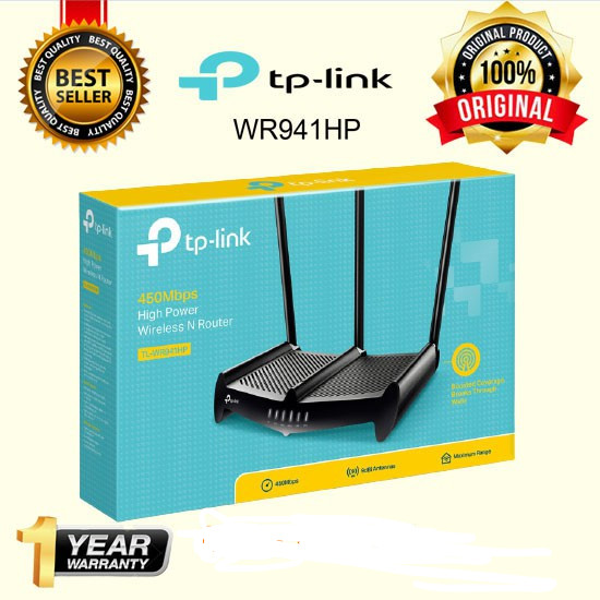 Tp-Link TL-WR941HP 450Mbps High Power Wireless N Router WR 941HP 941HP Wifi Internet Original TPLINK