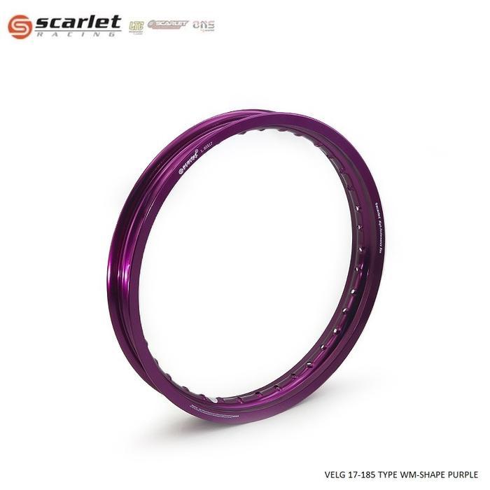 Scarlet Racing - Velg Pelek Motor Rim Motorcycle Ring 17 185 - Black, WM