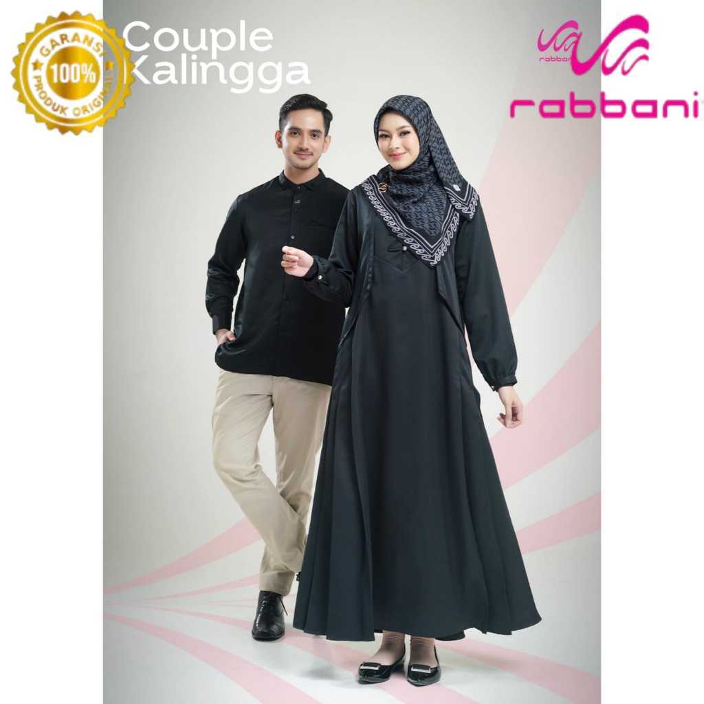 RABBANI ORI - Couple Kalingga RABBANI Dress Dan Kemko Hitam