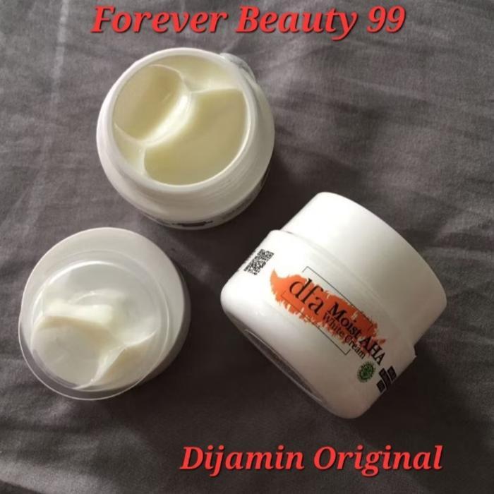 DFA Moist AHA White Cream - krim whitening / pemutih dengan pelembab / moisturizer - BPOM