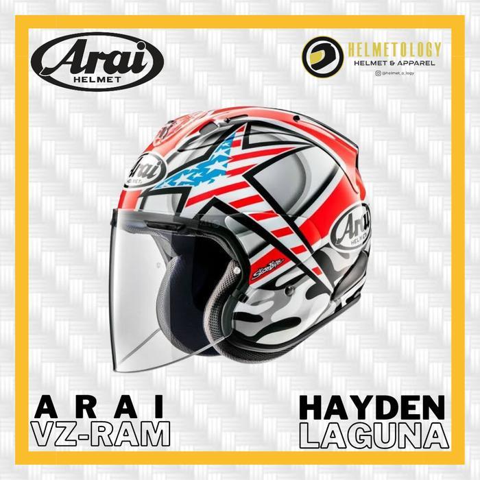 Arai VZ Ram Hayden Laguna Original Helm Half Face Made in Japan
