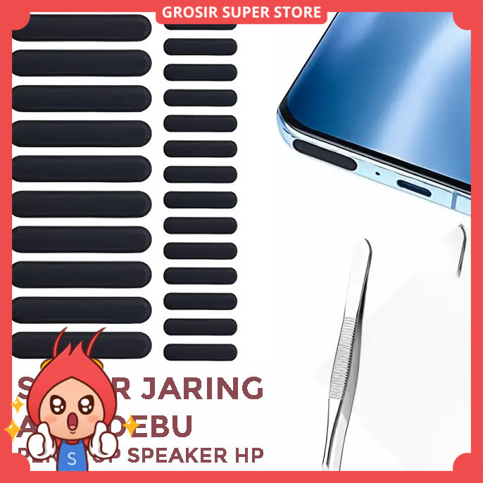 ICLOTH Stiker Jaring Anti Debu Penutup Lubang Speaker HP - IC01