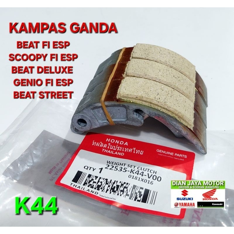 ( THAILAND  ) Kampas Ganda BEAT K44 Beat FI ESP Scoopy FI ESP Beat Street Kampas Otomatis BEAT K44