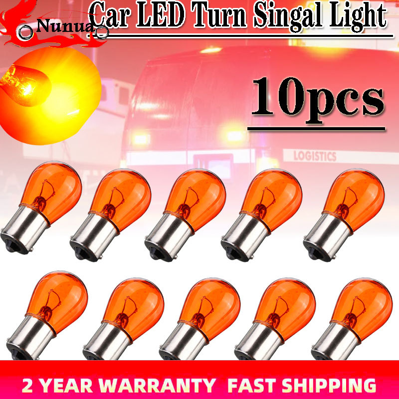 10Pcs DC12V Car LED Turn Singal Light 1157 BAY15D P21W BA15S 581 1156 PY21W BAU15S BAY15D 308 21/5W 