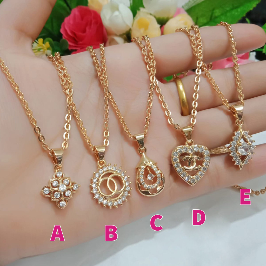 Acc Permata Kalung Cantik Plus Liontin Mewah Ka12.5(6)