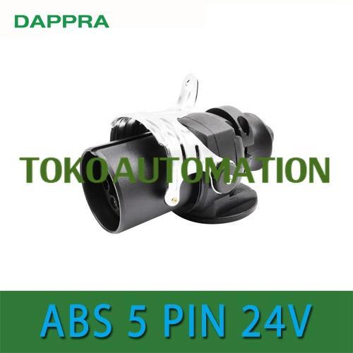 24V 5Pin 5 Pin Trailer Plug Soket ABS EBS Type for Car Semi Trailer Truck Caravan SX59