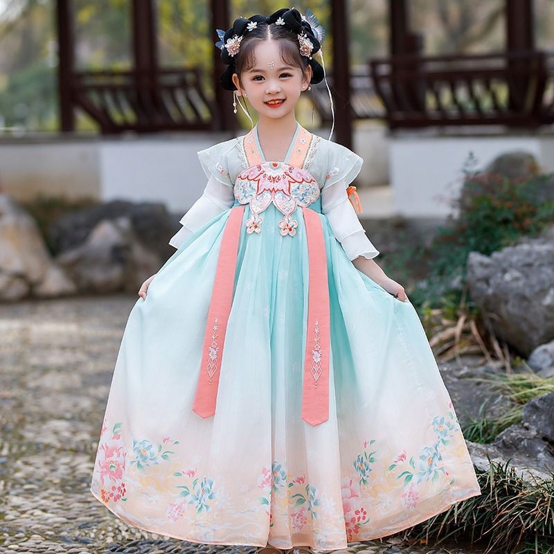 DH4 DRESS HANFU ANAK/DRESS IMLEK ANAK/DRESS HANFU IMPOR / CHEONGSAM